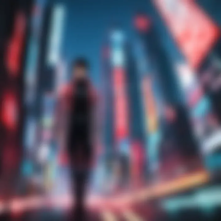 Stunning visual of Neo-Tokyo skyline from Akira