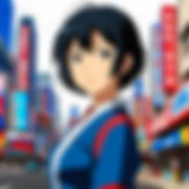 Cultural Icons: The Intersection of Anime and American Pop Culture A collage of iconic anime characters and American pop culture icons, illustrating their cultural intersection.