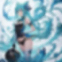 A vibrant scene depicting the vibrant world of 'The Time I Got Reincarnated as a Slime'