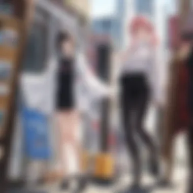 The Evolution of Manga Animes An artistic representation of the evolution of manga animes through the decades.
