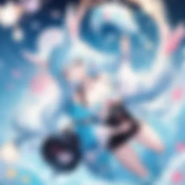 The Colorful Universe of Bilibili Comics Illustration showcasing the vibrant world of Bilibili Comics