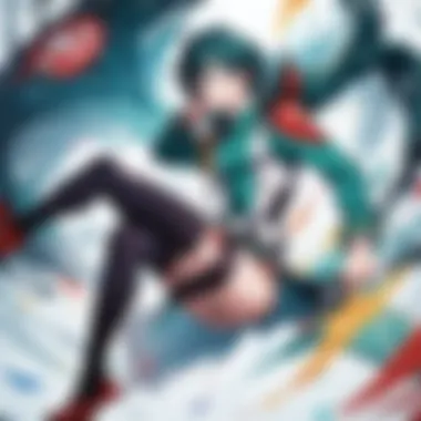 Vibrant and Detailed Artwork An artistic representation of the manga's vibrant and detailed artwork