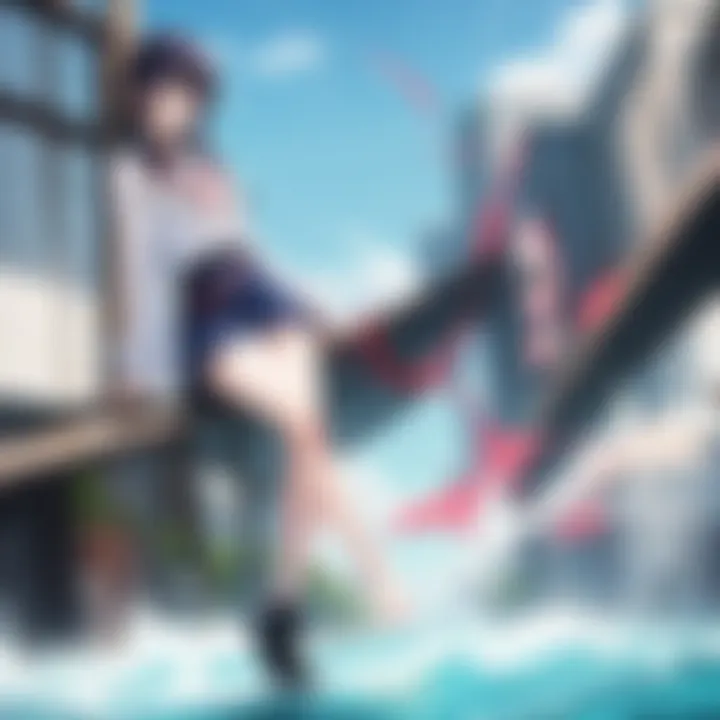 An artistic representation of anime genres displayed in an engaging layout.