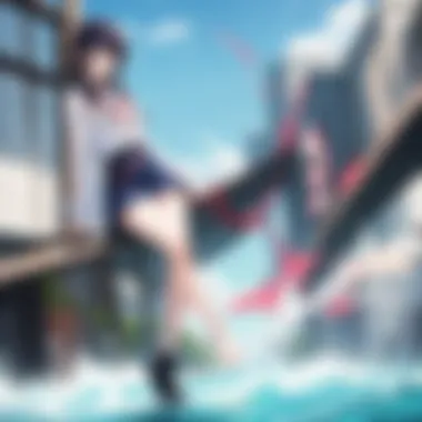 Exploring Anime Genres An artistic representation of anime genres displayed in an engaging layout.