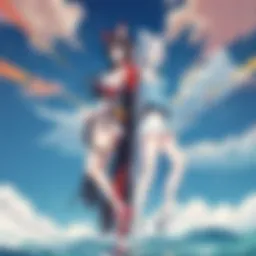 A diverse array of anime characters showcasing various emotions and styles