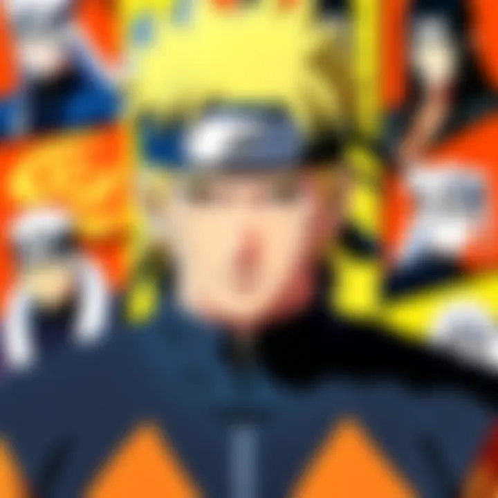 An artistic representation of the cultural influences depicted in Naruto Shippuden.