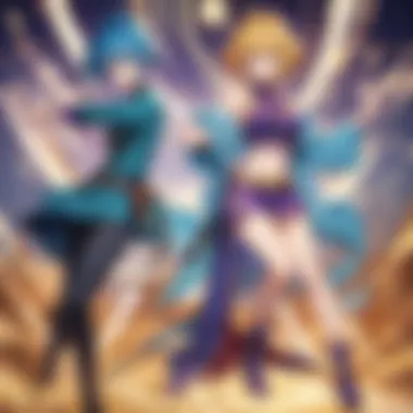 Epic Duel Moments in Yu-Gi-Oh! Duel scene from Yu-Gi-Oh!