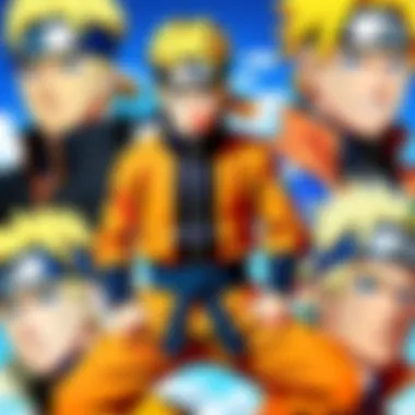 A visual guide showcasing various streaming platforms for Naruto.