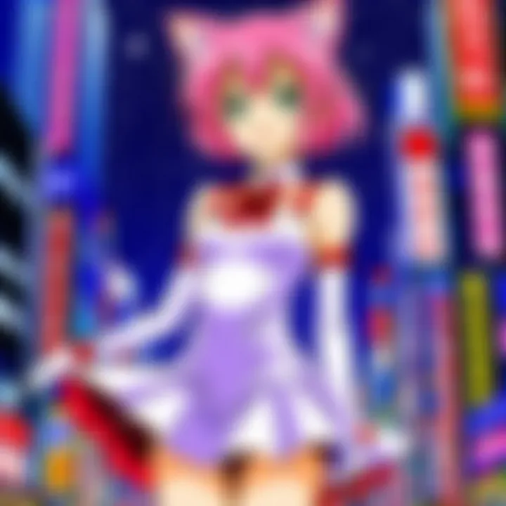 An artistic representation of the Tokyo Mew Mew manga cover, reflecting its enchanting art style.