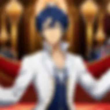 Pivotal Character Interactions in Dance with Devils A dramatic scene from Dance with Devils showcasing the main characters in a pivotal moment.