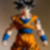 A dynamic scene showcasing Goku's transformation during a pivotal battle.