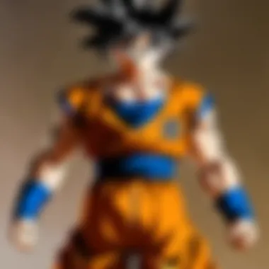 Goku's Iconic Transformation A dynamic scene showcasing Goku's transformation during a pivotal battle.