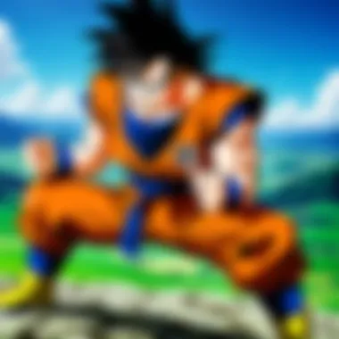 Cultural Impact of Dragon Ball Z An illustration showcasing the impact of Dragon Ball Z on Western anime culture