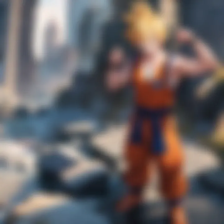 Goku and Trunks in a pivotal moment