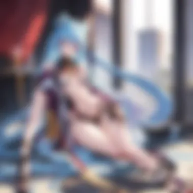 Cultural Significance in Anime Visual depiction of the cultural significance of Dungeon Fighter Online within anime.