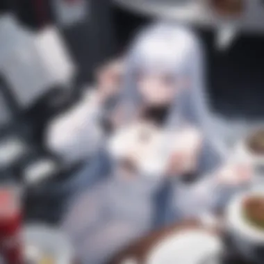 Character Emotional Depth in 'Appetite' An artistic representation of a key character from the webtoon, highlighting their emotional depth