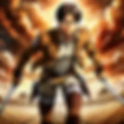 Eren Yeager showcasing determination