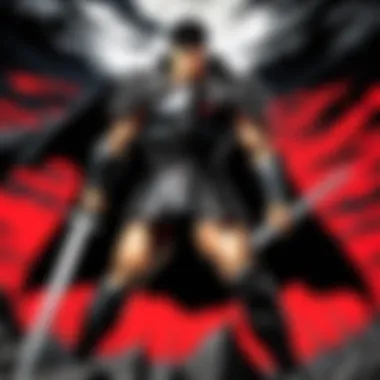 Powerful Action Scene in Berserk A powerful action scene illustrating the intensity of Berserk's storytelling.