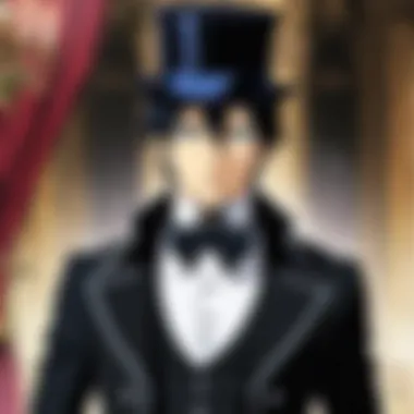 Ciel and Sebastian: A Complex Alliance An intense moment highlighting the dynamic between Ciel and Sebastian during a pivotal scene.