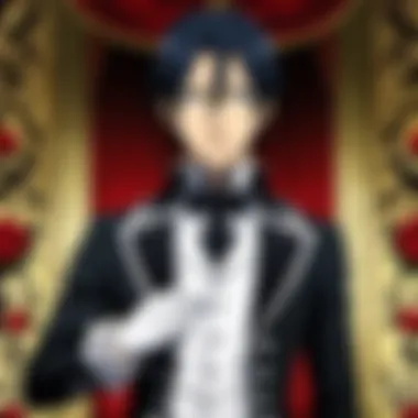 Thematic Depth in Black Butler A close-up of the show's iconic imagery, emphasizing its thematic depth and visual style.