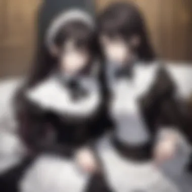 An artistic representation of the Victorian setting that captures the essence of Black Butler's world.
