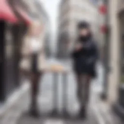 Charming Parisian café ambiance