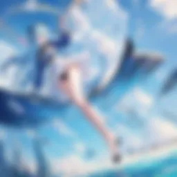 A whimsical landscape depicting a Dreamland setting with surreal elements