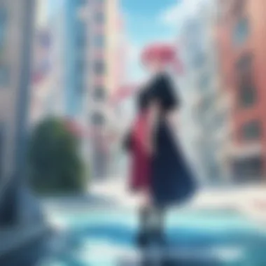 Vibrant Landscapes in Anime A breathtaking scene from a renowned anime film showcasing vibrant colors and intricate landscapes.