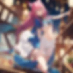 A captivating scene from a notable Fairy Tail episode showcasing magical elements