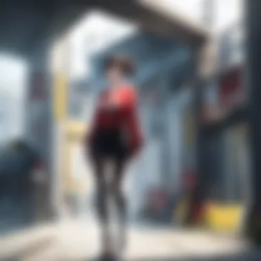A well-crafted game environment emphasizing artistic elements in a Switch title