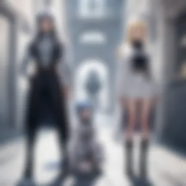 Character Development Arcs An illustration of key characters and their development arcs