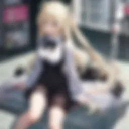 A scene from Haganai showcasing the character dynamics