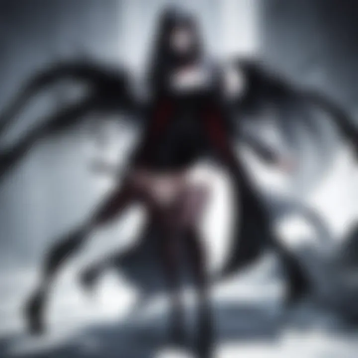 An artistic representation of the dark atmosphere prevalent in Hellsing OVA