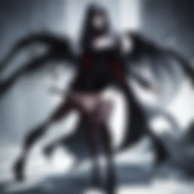 Dark Atmosphere of Hellsing OVA An artistic representation of the dark atmosphere prevalent in Hellsing OVA