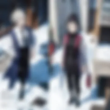 A Pivotal Scene in Hunter x Hunter A scene from Hunter x Hunter showcasing the characters in a pivotal moment.