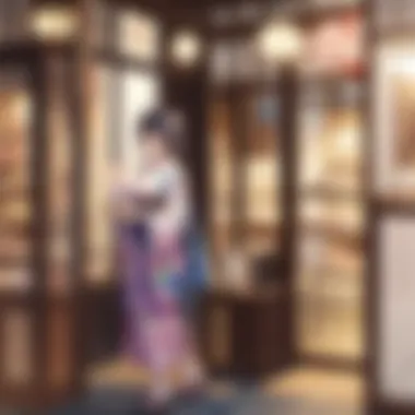 Artisan Crafting Wagashi Artisan crafting intricate wagashi with meticulous attention to detail.