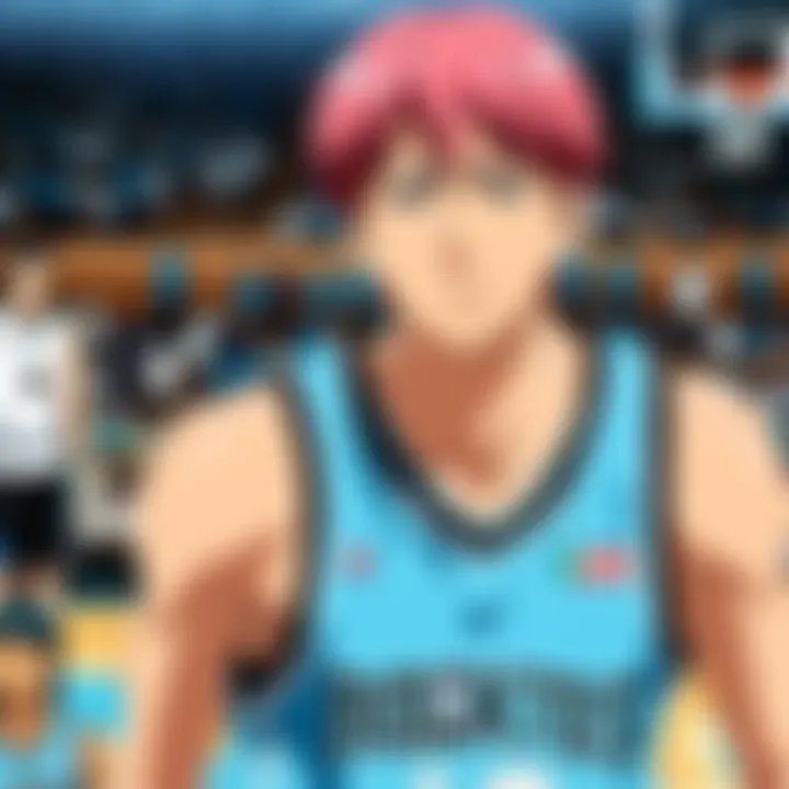 Character development moments showcasing Kuroko and his teammates