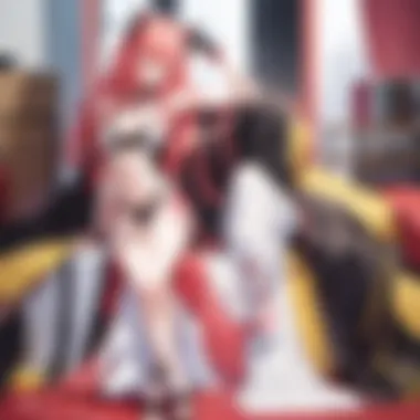 Diverse character development arcs in Love Stage anime.