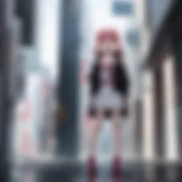 An intricate depiction of the Mirai Nikki storyline