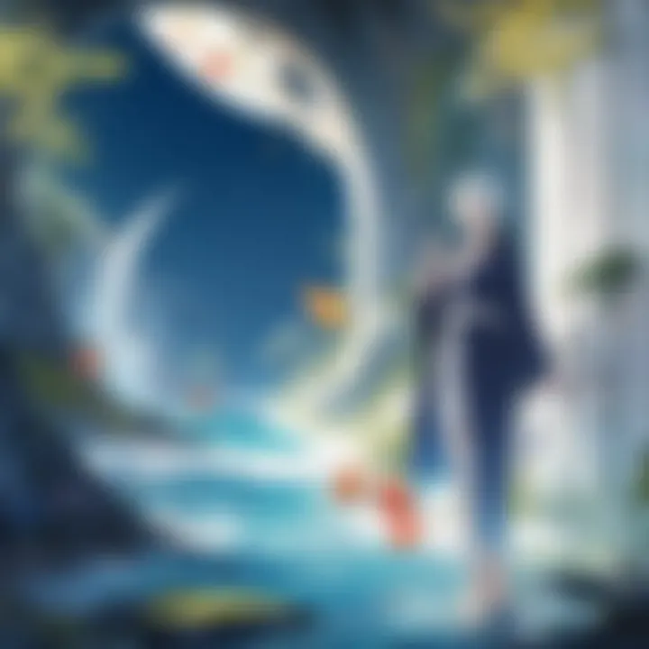 Close-up of Ginko, the protagonist of Mushishi