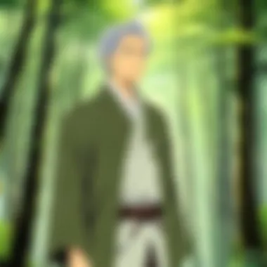 The Enigmatic Forest of Mushishi Mystical forest scene showcasing nature spirits