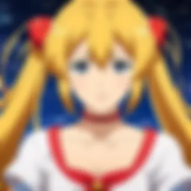 Character Development in Anime Visual representation of character development in anime narratives.