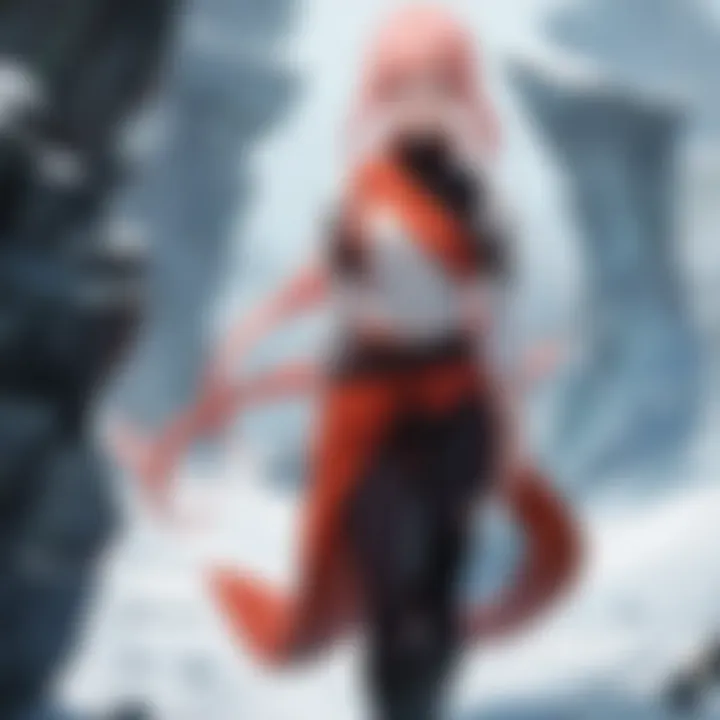 The vibrant world of Naruto depicted in the film