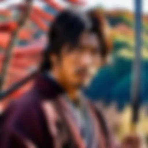 The protagonist in a contemplative pose, reflecting the themes of redemption.