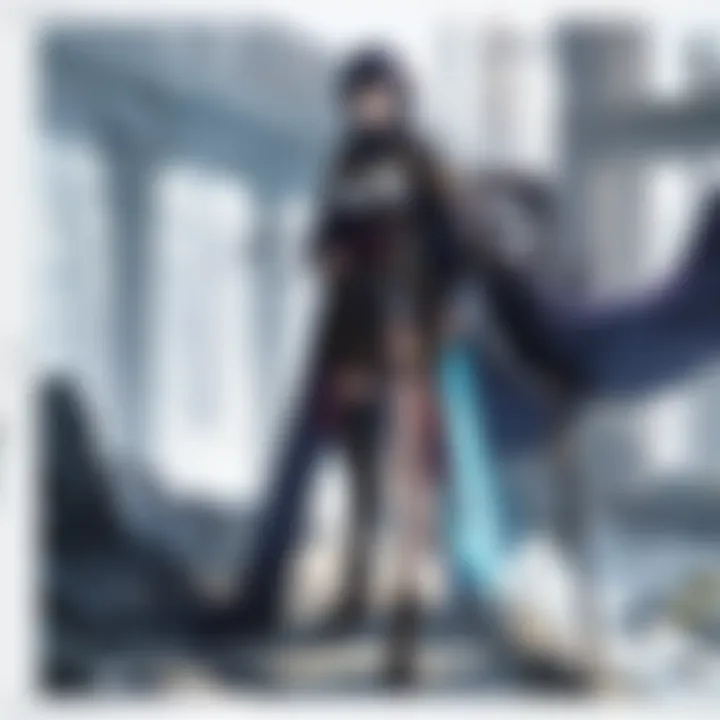 A close-up of the protagonist depicting his internal struggle and growth.