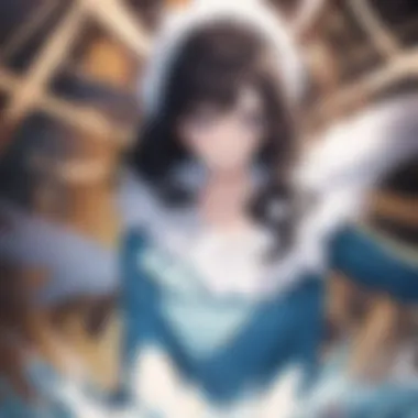 Iconic Characters in Influential AMVs A dynamic collage of iconic anime characters featured in influential AMVs.