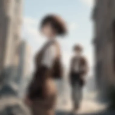Emotional Confrontation Close-up of a pivotal emotional moment between two key characters