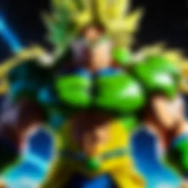Vibrant Animation of DB Super Broly Visual representation of the film's vibrant animation
