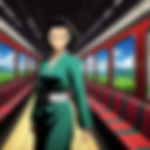 A captivating scene from Mugen Train showcasing vibrant animation