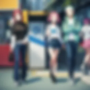 A thematic representation of friendship and camaraderie among the DigiDestined